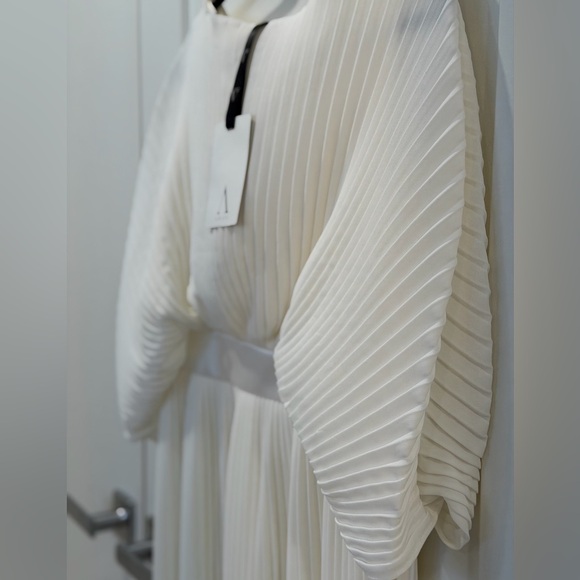 Anaya Dresses & Skirts - NWT ANAYA Off-White Pleated Gown